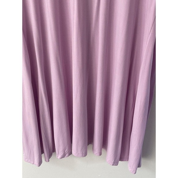 Style & Co Women's Plus Size 2X Pink Solid Flip-Flop Rayon Spandex Dress New - Picture 3 of 8